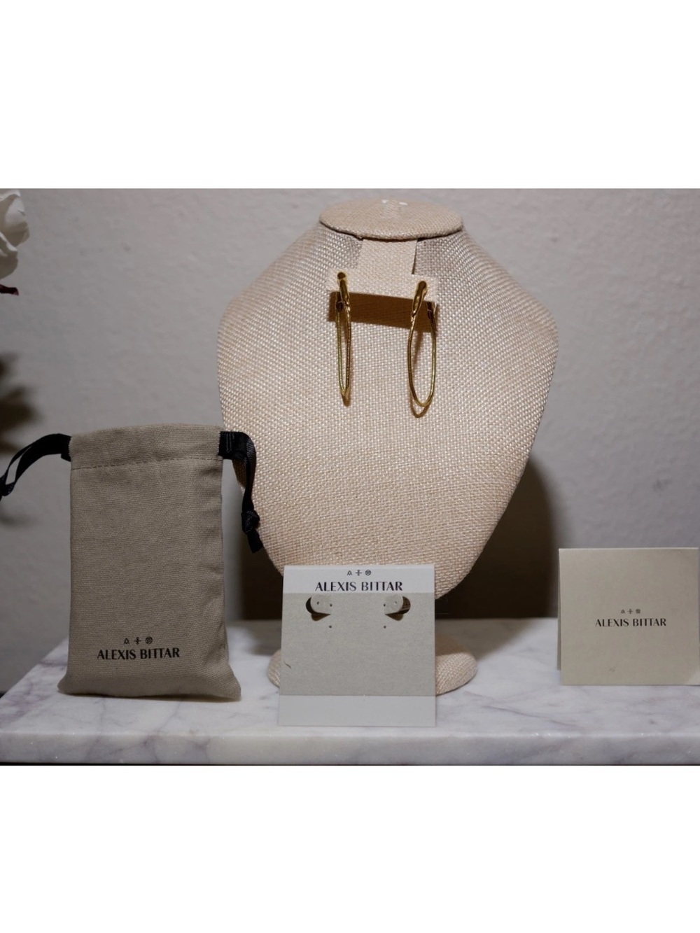 Alexis Bittar Drippy Chained Post
Earrings 14k Gold Plated Brand New On Card